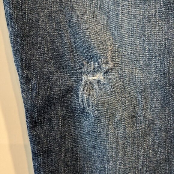 CELLO Sweet Escape Skinny Jeans High Rise Womens Size 7 Distressed High-Low Hem - Picture 9 of 16